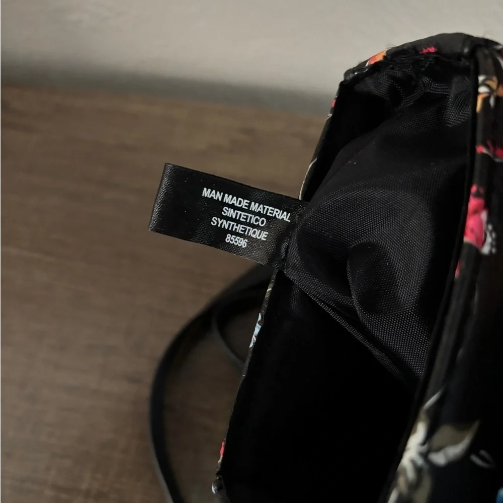 Multi Sac Small Black Multicolor Floral Crossbody Bag